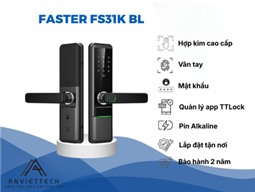 Khóa Thông Minh Căn Hộ Chung Cư  Faster FS31K BL